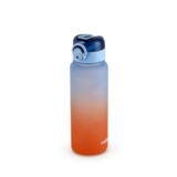 CELLO Buzz Large Sipper Water Bottle, 1160ml Sea Blue Orange | Leakproof, Easy to Carry, Lightweight | Gym Straw Water Bottle For Fitness, Office, School, Sports & Outdoor Hydration