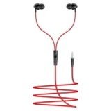 Boat Bassheads 211 Wired Earphones with 10mm Drivers, Signature Sound, in-Line Microphone, 3.5mm Jack, Voice Assistant & 120cm Cables (Raging Black)