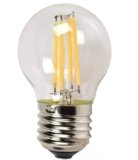 Desidiya Edison Tungsten Filament Round Antique Glass G45 Light Bulbs Pack of 1 Vintage Base E27 Bulb Yellow Light For Home Decoration Living Room/Hall/Balcony/Restaurant Bar Lighting