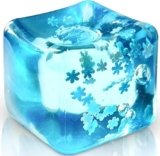 UPTYK Snowflake Ice Cube Stress Ball – Gel Filled Slow-Rise Squishy Fidget for Kids & Adults, Anxiety Relief Therapy Toy, Office & Classroom Squeeze, Pack of 1