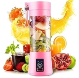 Portable 6-Blade Juicer Blender with Built-in Jar, Juice Mixer Bottle,Fruit Juice Machine,USB Rechargeable Personal Size Juicer Grinder for Juices,Protein&Milk Shakes (Multicolor) (M5)