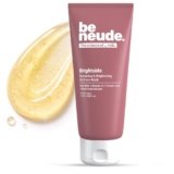 Be Neude Brightside 100ml Detan & Brightening Gel Face Wash with Goat Milk, Vitamin C & Tartaric Acid for Dark Spot Removal, Pigmentation & Glow, Face Wash for Men & Women