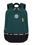 Gear Bomber Eco Statement 19″/22L Water Resistant School Bag | College Bag | Casual Bag | Backpack for Men/Women (Bottle Green)