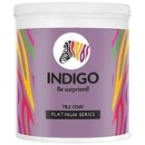 Indigo Tile Coat Platinum Series – Premium Roof Tile Coating | Vibrant Non-Fading Colours | Rich Sheen Finish | Anti-Fungal & Water-Resistant | Exterior Use | 4 L Spl Fire Red