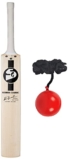SG Scorer Classic Kashmir Willow Cricket Bat (Size: Size 6,Leather Ball) & Iball with Cord, Adult