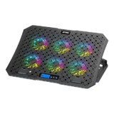 Ant Esports NC210 Gaming Laptop Cooler for 10–15.6 Inch Laptops | Laptop Cooling Pad RGB with 6 Fans | Adjustable Height Stand | Dual USB Ports | High Speed Silent Notebook Cooling Pad