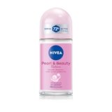 NIVEA Women Pearl & Beauty Radiance Deodorant Roll On | Underarm Deodorant with Pearl Extract & Avocado Oil for Smooth, Beautiful & Even-Toned Underarms | 72H Odour Protection, 0% Alcohol, 50 ml
