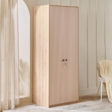 Home Centre | Lexus 2-Door Swing Wardrobe | Engineered Wood | Brown | 1 Year Warranty