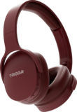 TRIGGR Trinity 2 with Dual Pairing, ENC, Fast Charge, 50H Battery, Rubber Finish, v5.3 Bluetooth(Bordeaux Maroon, On the Ear)