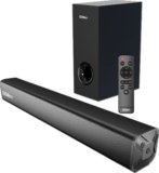 Billion Thunder 160, 160 Watts, 2.1 Channel, Immersive cinematic experience, EQ Modes 160 W Bluetooth Soundbar(Black, 2.1 Channel)