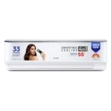 Cruise 2 Ton 5 Star Ultra Inverter Split AC (Copper, Convertible 4-in-1, 4-Way Long Airflow, Heavy Duty Cooling at 55 °C, PM 2.5 Filter, Fast Cooling, Anti-Rust Tech, CWCVBJ-VU5F245, White)