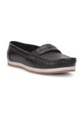 Bata Eliza E 24 Womens Loafers Black – 5 UK