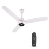 Havells EPIC SIGNIA BLDC Ceiling Fan 1200mm, 5 star, LED Speed Indicator, 380 RPM, Up to 65% Savings,Reverse Rotation,4 Speed Modes,Low Wattage 30W,Low Noise,Air Flow:225 CMM, Blush Ivory