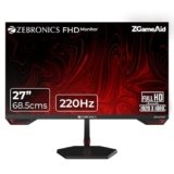 Zebronics S27A 27″” (68.5 cm) Gaming Monitor, 220Hz Refresh Rate, Fast IPS Display, HDMI, DP, FHD 1920×1080, 350nits Brightness, Built-in Speakers, ZGame Aid, Adaptive Sync, Bezel-less, Wall Mountable