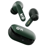 GOBOULT Y1 Ear Buds Wireless with 50Hr Playtime, Clear Calling ENC Mic, Low Latency Made in India, Gaming, 10mm Bass Drivers Earbuds Buds TWS Bluetooth (Black) (Green)