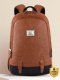 Gear Classic Leather without Anti Theft 28 L Laptop Backpack(Tan)