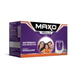 Maxo Genius Liquid Vaporizer Combo (Machine + 1 Refill Liquid 45ml)|India’s 1st Automatic Machine with INTELLICHIP Feature|Maximum Protection Against Dengue,Malaria Causing Mosquitoes -2X Protection