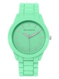 French Connection Hue Green Round Dial Womens Analogue Watch FCS04GR