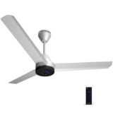 Colorbot Stella BLDC Ceiling Fans 1200mm | BEE 5 Star Rated Power Saver | AeroQuiet+ Technology | 370 RPM | Remote Control (Boost, Timer, LED, Reverse Mode) | 4 Years Warranty (Arctic White)