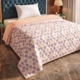 MollisHomes Single Bed Comforter 220 GSM 150×220 CM, Mauve