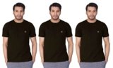 Lux Nitro Men’s Regular Fit Round Neck T-Shirt_Black