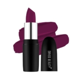 Swiss Beauty Pure Matte Creamy Lipstick | Non-drying, Highly pigmented Lipstick | Shade- Berry, 3.8gm|