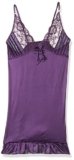 Clovia Women’s Satin Baby Doll (NS0465P15_Purple_Large)