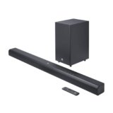JBL Cinema SB590 Deep Bass, Dolby Atmos Soundbar with Wireless Subwoofer for Extra Deep Bass, 3.1 Channel, Center channel for superior voice clarity, HDMI eARC, Bluetooth & Optical Connectivity (440W)