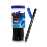 Reynolds AEROSLIM Ball Pen SET – 25 PENS (15 BLUE, 5 Black, 5 Red) | PENS WITH COMFORTABLE GRIP |BALL PENS FOR WRITING | PEN FOR STUDENTS & OFFICE STATIONERY | 0.7 mm TIP SIZE