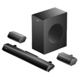 boAt Aavante Bar Prime B300 with Subwoofer and Dual Rear Speakers, 300W RMS Output, 5.1 Channel, Multi-Connectivity, EQ Modes, & BT v5.3 Soundbar with Powerful Signature Sound (Charcoal Black)