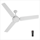 Polycab Airika BLDC with Remote | High Speed with 2 Year Warranty BLDC Motor with Remote 1200 mm Ceiling Fan(5 Star | White | Pack of 1)