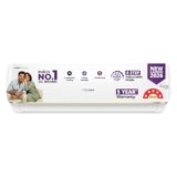 Voltas 1 ton 5 Star, New star rated, Inverter Split AC (Copper, Convertible 6-in-1 cooling modes, Ai Enabled, 4-way Swing, Sleep Mode, Auto Clean (125INV VERTIS AI ZEST GOLD, White)
