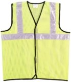 Safety Jacket Reflective High Visibility use For Airport, Construction, Emergency, Landscaping, Paving,Traffic, Sanitation, Security Guard, Engineering jacket,60GSM Mesh, AK-605 (PACK OF 75)