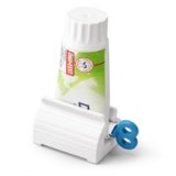 Toothpaste Squeezer with Rolling Holder | Rotatable Toothpaste Tube Dispenser for Bathroom, Kitchen & Travel Use | Easy Manual Tube Squeezer for Toothpaste, Creams, Gel & Cosmetic Tubes (Multicolour) (Pack OF 1)