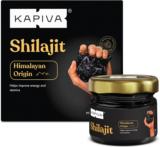 Kapiva Himalayan Shilajit Resin|Rich in Fulvic Acid|For Strength, Power & Stamina|20g(20 g)