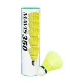 Yonex Mavis 350 Green Cap Nylon Shuttlecock (Yellow)