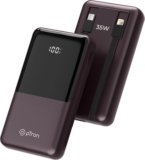 PTron 20000 mAh 35 W Compact Pocket Size Power Bank(Brown, Lithium Polymer, Power Delivery 3.0, Quick Charge 3.0 for Earbuds, Laptop, Mobile, Smartwatch, Smartband, Speaker, Tablet, Trimmer)