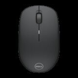 DELL WM126 Ambidextrous Optical Mouse 1000 DPI, Plug and Play(2.4GHz Wireless, Black)