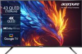 acerpure Nitro Z 108 cm (43 inch) QLED Ultra HD (4K) Smart Google TV with 120 Hz HSR |Android 14 | GTV 5.0 Ref Design ?| Dolby Vision & Dolby Atmos | 40W Sound | HDR10 | 350 Nits | Dual Wi-Fi | Bluetooth 5.0 | Built-in Satellite Tuner | ALLM | VRR | MEMC | CEC 2.0 | AIPQ Chipset | AI Content Generat