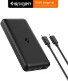 Spigen 20000 mAh 30 W Power Bank(Black, Lithium Polymer, Fast Charging for Mobile, Laptop)