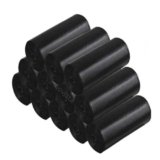 Innovista Polyethylene Premium Garbage Bags 180 Pcs – Medium Size 19 x 21 Inches|Leakproof|Odour Free|Strong Garbage Bags Medium Size – Pack of 6|30 Pieces Each, Black