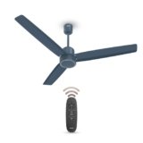 Havells EPIC BLDC Ceiling Fan 1200mm, 380 RPM, Savings upto 65%, Reverse Rotation, 4 Modes (Boost, Sleep, Breeze, Mop), Low Wattage 30W, Low Noise, Air Flow:225 CMM, 3 Year Warranty, Denim Blue