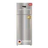 Bosch 269L, 2 Star, Frost Free Double Door Refrigerator | XL Fridge Space | Easy Touch UI Panel | Super fast Cooling and Freezing | 18 Hrs Cooling Retention (CTN29S02NI, Shiny Silver)
