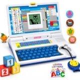 MiniExplorer Educational Computer Laptop Toy for Kids with Mouse |Toys for 2 – 5 Years Old Boys Girls| Learning Activity Alphabet, Letter, Words, Games & Music, Mathematics Logical Memory Tool – Blue