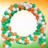 Surprise Decor Solid Independence Day Balloons Republic Day (Pack of 100 ) 26 January/15 August Balloon(Multicolor, Pack of 100)