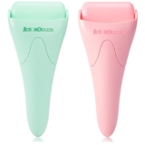 AFOUNDA 2 Pack Ice Roller Massager For Face, Eyes And Whole Body Relief, Face Roller Skin Care Tool For Migraine Relief And Blood Circulation (Pink+Blue)