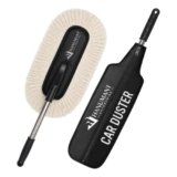 H HANUMANT ENTERPRISE Swift Swipe Car Duster with Paraffin Wax-Treated Cotton Strands | Scratch-Free & Lint-Free Car Cleaning Brush | Long Handle | Reusable Waterless Dust Cleaner for Car, SUV & Bike