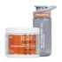 LESLEE Clear & Transparent Glass Material Salt & Pepper Shaker Spice Holder Condiment Set Holder Dispensers for Home & Kitchen [ 2-pcs ]