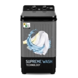 VW 8.5 kg Top Load Washer Only (V8 SupremWash) (Black/Grey)