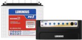 LUMINOUS 48 Months Warranty Tall Tubular Inverter Battery(200 Ah, Combo – Powersine 1100 with RC 25000 PRO)